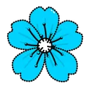 Sakura Flower Azure