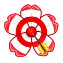 Sakura Flower Bull’s Eye