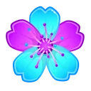 Sakura Flower Indigo