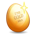 Easter Egg Pure Gold