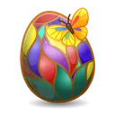 Easter Egg Stained Glass