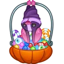 Spring Basket Candy Bat