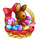 Spring Basket Choco Bunny