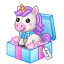 Spring Basket Cute Unicorn