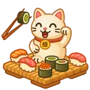 Spring Basket Sushi Neko