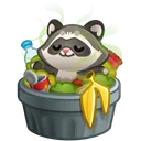 Spring Basket Trash Bandit