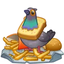 Spring Basket Trash Pigeon