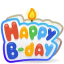 B-Day Candle