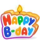 B-Day Candle Bright Side