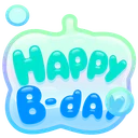 B-Day Candle Bubbly