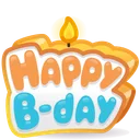 B-Day Candle Citrus Candy