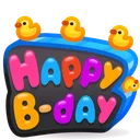 B-Day Candle Duck Attack