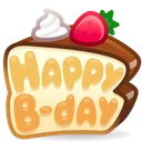 B-Day Candle Festive Day