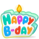 B-Day Candle Ice Crackle