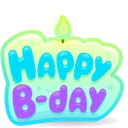 B-Day Candle Jelly Desert
