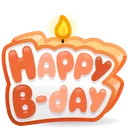 B-Day Candle Juicy Ginger