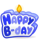 B-Day Candle Midnight