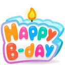 B-Day Candle Multicolor