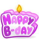 B-Day Candle Pinky Dream