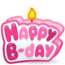 B-Day Candle Princess