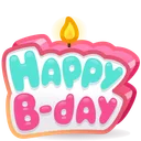 B-Day Candle Rose Mint