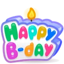 B-Day Candle Shine Bright