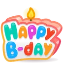B-Day Candle Tender Flame