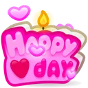 B-Day Candle Valentine
