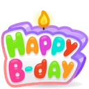 B-Day Candle Wax Glow