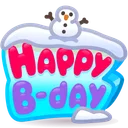 B-Day Candle Winter Fun