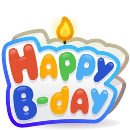 B-Day Candle