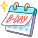 Desk Calendar Basic Blue