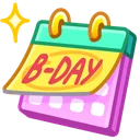 Desk Calendar Bright Coral