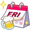 Desk Calendar Friday