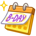 Desk Calendar Gold Leaf