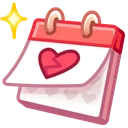 Desk Calendar Heartbreak