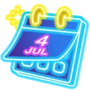 Desk Calendar Independence