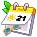 Desk Calendar July