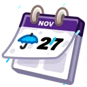 Desk Calendar November