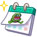 Desk Calendar Pepe Plans