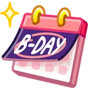 Desk Calendar Plum Peach