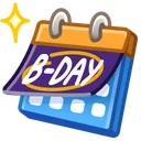 Desk Calendar Purple Front