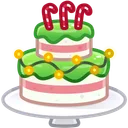 Homemade Cake Candy Cane