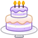 Homemade Cake Lilac Splash