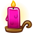 Eternal Candle Bronze Rose