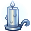 Eternal Candle Frosted Glass