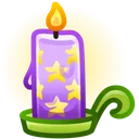 Eternal Candle Gold Stars