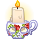Eternal Candle Rose Tea