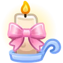Eternal Candle Satin Bow
