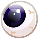 Evil Eye Silver Glass